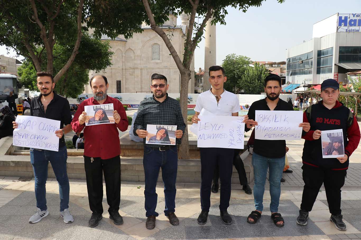 Malatya'dan Suriyeli Leyla Muhammed’e destek Malatya'dan Suriyeli Leyla Muhammed’e destek
